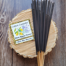 Load image into Gallery viewer, Lemon lavender hand dipped incense sticks