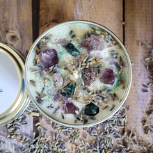 Load image into Gallery viewer, Hand poured soy wax candle lavender vanilla scented