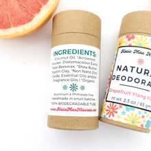 Load image into Gallery viewer, Natural deodorant in biodegradable tube