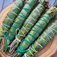 Load image into Gallery viewer, White pine and bay leaf smoke cleansing sticks