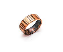 Load image into Gallery viewer, Hammered Copper Ring, Handmade one of a kind jewelry