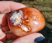 Load image into Gallery viewer, Carnelian Palm Stone - Carnelian Crystal Palm Stone #4