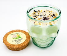 Load image into Gallery viewer, Self Love Intention Candle (Jasmine Vanilla) - 12 oz Skull Jar