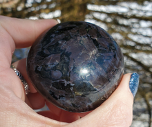 Load image into Gallery viewer, Indigo Gabbro Palm Stones