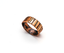 Load image into Gallery viewer, Hammered Copper Ring, Handmade one of a kind jewelry