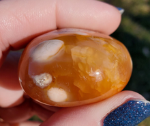Load image into Gallery viewer, Carnelian Palm Stone (#5)