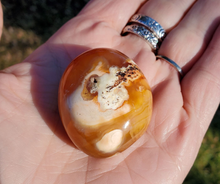 Load image into Gallery viewer, Carnelian Palm Stone (#5)