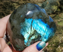 Load image into Gallery viewer, Large Labradorite Gemstone Heart
