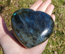 Load image into Gallery viewer, Large Labradorite Gemstone Heart