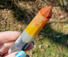 Load image into Gallery viewer, Chakra Gemstone Wand