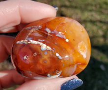 Load image into Gallery viewer, Carnelian Palm Stone - Carnelian Crystal Palm Stone #4