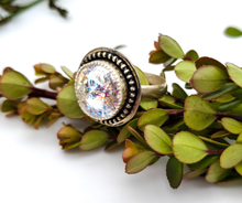 Load image into Gallery viewer, Sterling silver and Swarovski Crystal ring