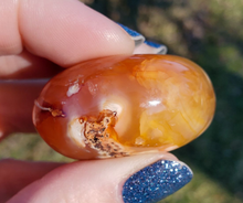 Load image into Gallery viewer, Carnelian Palm Stone (#5)