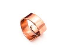 Load image into Gallery viewer, Polished Copper Wrap Ring - Handmade to Order