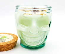 Load image into Gallery viewer, Self Love Intention Candle (Jasmine Vanilla) - 12 oz Skull Jar