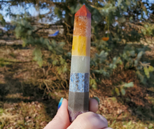 Load image into Gallery viewer, Chakra Gemstone Wand
