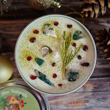 Load image into Gallery viewer, Cozy Cabin Soy Candle – Cranberry Pine Handcrafted Candle

