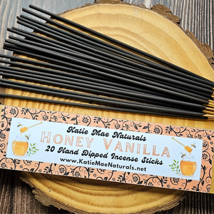 Eco friendly honey vanilla incense sticks