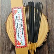 Load image into Gallery viewer, Apple pecan sage hand dipped incense sticks 
