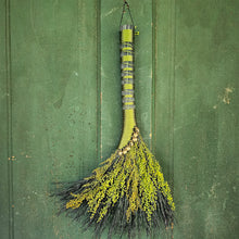 Load image into Gallery viewer, Sweet Annie Broom - Turkey Wing Style with Gold Bells
