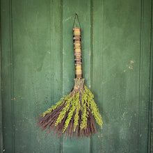 Load image into Gallery viewer, Sweet Annie Broom - Turkey Wing Broom with Butterfly Charm
