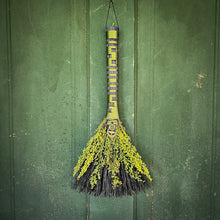 Load image into Gallery viewer, Sweet Annie Broom - Hawk Tail Broom with Crow Charm
