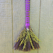 Load image into Gallery viewer, Sweet Annie Broom - Hawktail Broom with Crow Charm
