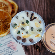 Load image into Gallery viewer, Abundance Intention Candle (Orange Clove) - 9oz
