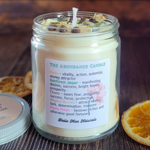 Load image into Gallery viewer, Abundance Intention Candle (Orange Clove) - 9oz
