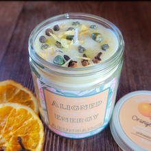 Load image into Gallery viewer, Abundance Intention Candle (Orange Clove) - 9oz
