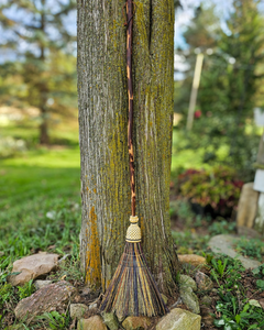 Handmade Sweeper Broom - Traditional Broomcorn Broom