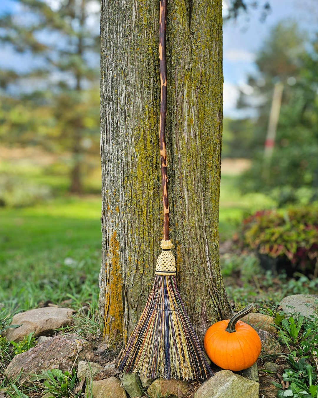 Handmade Sweeper Broom - Traditional Broomcorn Broom