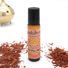Load image into Gallery viewer, Sandalwood Perfume Oil Roller | Roll-On Fragrance | Grounding Natural Earthy Scent
