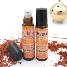 Load image into Gallery viewer, Sandalwood Perfume Oil Roller | Roll-On Fragrance | Grounding Natural Earthy Scent

