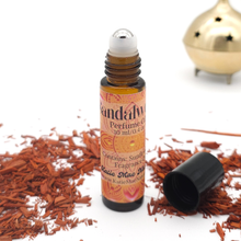 Load image into Gallery viewer, Sandalwood Perfume Oil Roller | Roll-On Fragrance | Grounding Natural Earthy Scent
