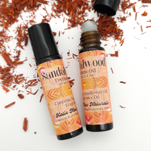 Load image into Gallery viewer, Sandalwood Perfume Oil Roller | Roll-On Fragrance | Grounding Natural Earthy Scent
