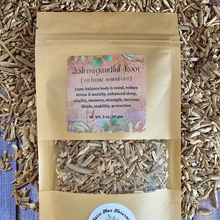 Load image into Gallery viewer, Dried Ashwagandha Root (Organic) | Cut Root for Tea, Tincture &amp; Herbal Use

