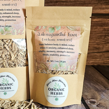 Load image into Gallery viewer, Dried Ashwagandha Root (Organic) | Cut Root for Tea, Tincture &amp; Herbal Use
