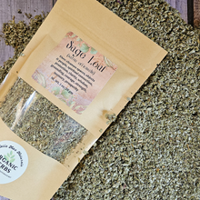 Load image into Gallery viewer, Dried Sage Leaf (Organic) | Loose Sage for Tea, Cleansing, Ritual &amp; Herbal Use
