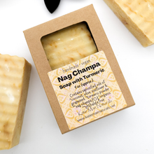 Load image into Gallery viewer, Nag Champa Soap with Turmeric - Handmade Herbal Soap
