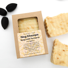 Load image into Gallery viewer, Nag Champa Soap with Turmeric - Handmade Herbal Soap
