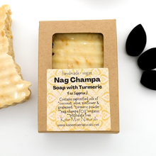 Load image into Gallery viewer, Nag Champa Soap with Turmeric - Handmade Herbal Soap
