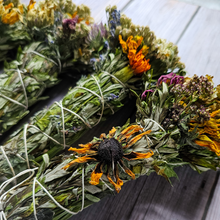 Load image into Gallery viewer, Mugwort and Seasonal Flower and Herb Bundle
