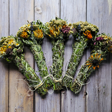 Load image into Gallery viewer, Mugwort and Seasonal Flower and Herb Bundle
