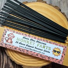 Load image into Gallery viewer, Monkey Farts Hand Dipped Incense Sticks - 20 Pack
