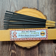 Load image into Gallery viewer, Monkey Farts Hand Dipped Incense Sticks - 20 Pack
