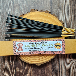Monkey Farts Hand Dipped Incense Sticks - 20 Pack