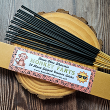 Load image into Gallery viewer, Monkey Farts Hand Dipped Incense Sticks - 20 Pack
