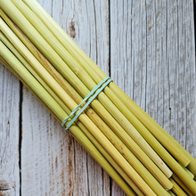 Load image into Gallery viewer, Broomcorn Stalks for Crafts, Plaiting, Broom Making - 6-14 inches Farm Grown
