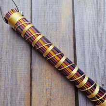 Load image into Gallery viewer, Hand Crafted Floral Broom, 15" Rustic Wall Hanging
